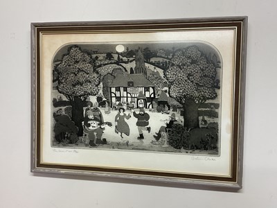 Lot 213 - GRAHAM CLARKE; black and white signed limited...