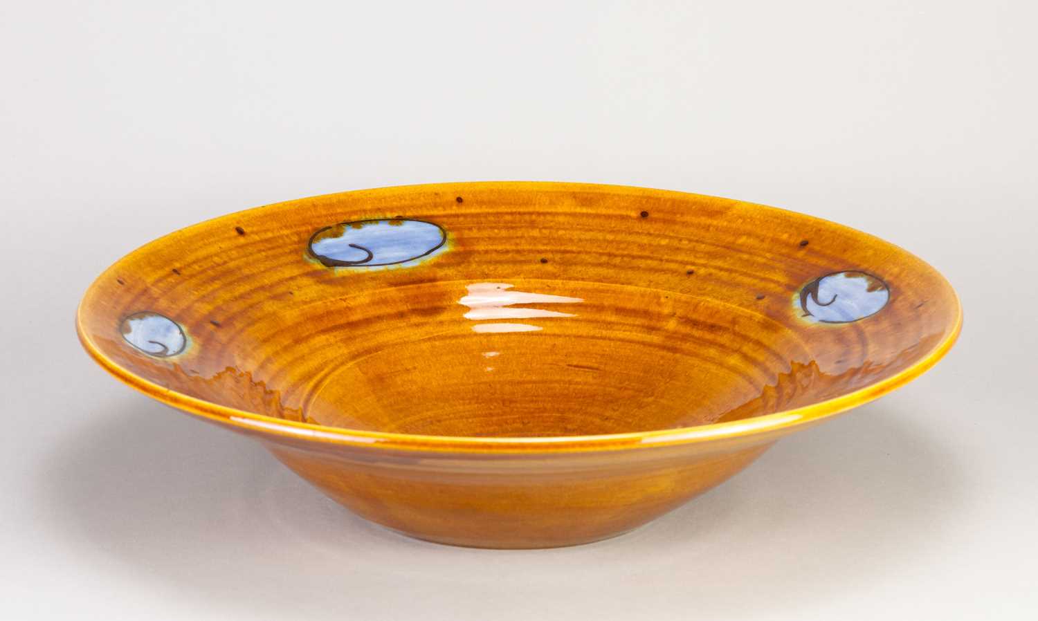 Lot 225 - FENELLA MALLALIEU; a large earthenware bowl...