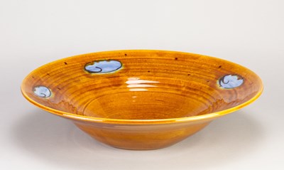 Lot 225 - FENELLA MALLALIEU; a large earthenware bowl...