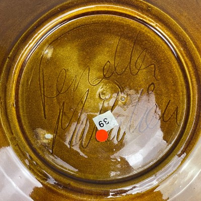 Lot 225 - FENELLA MALLALIEU; a large earthenware bowl...