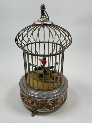 Lot 39 - An early 20th century two bird automaton...