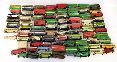 Lot 873 - A quantity of part complete model bus kits, a...