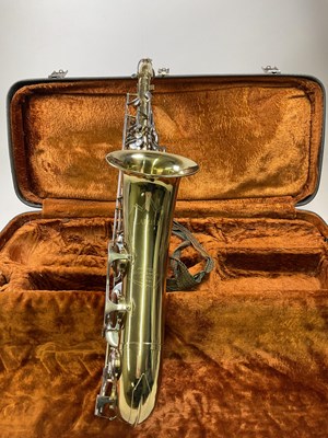 Lot 138 - LAFLEUR; a tenor saxophone, cased (lacking...