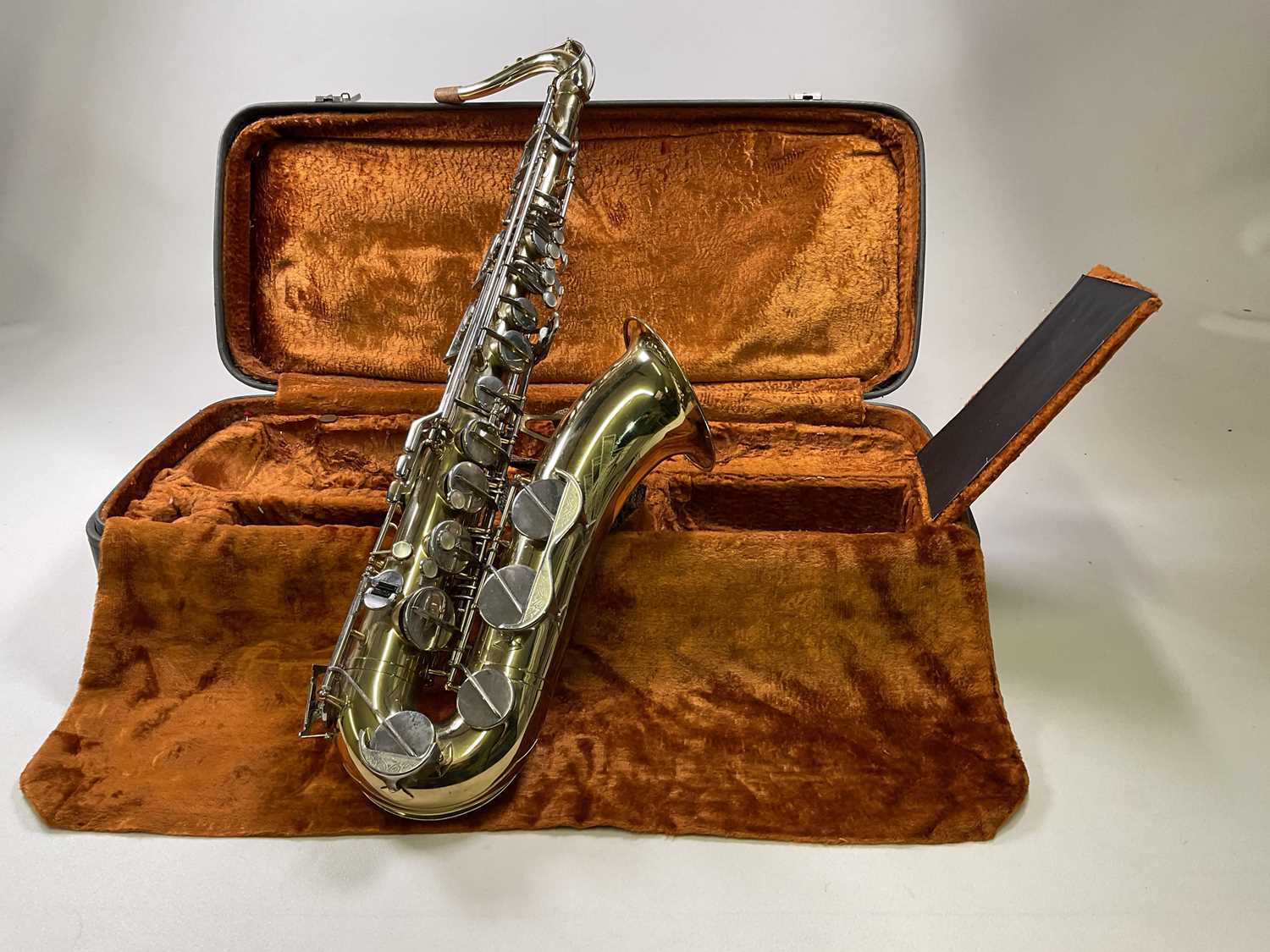 Lot 138 - LAFLEUR; a tenor saxophone, cased (lacking...