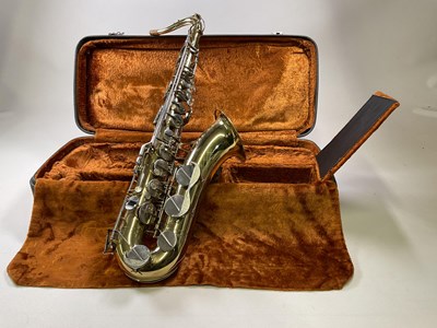 Lot 173 - LAFLEUR; a tenor saxophone, cased (lacking...