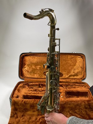 Lot 138 - LAFLEUR; a tenor saxophone, cased (lacking...