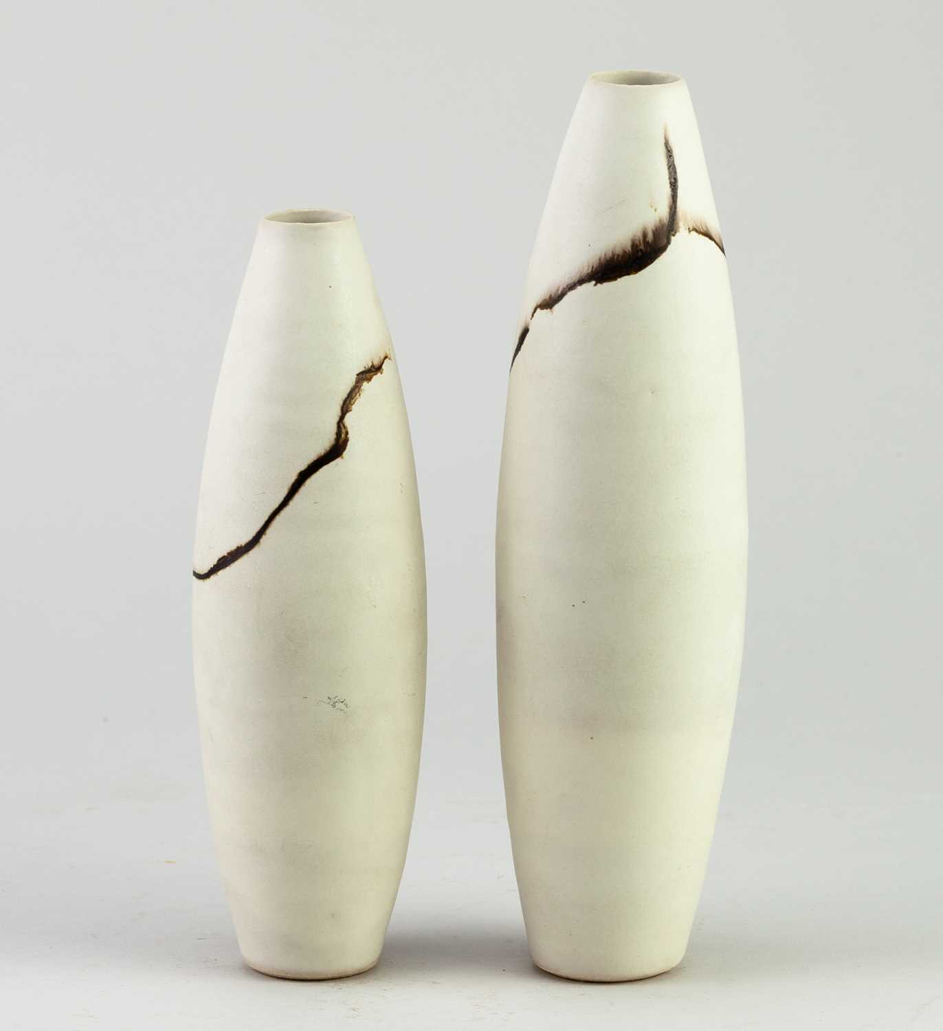 Lot 491 - JOHN SPEARMAN (born 1954); a stoneware vase...