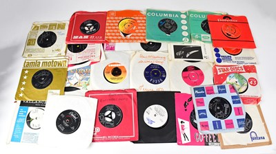 Lot 222 - ROCK AND POP; over fifty 45rpm singles to...