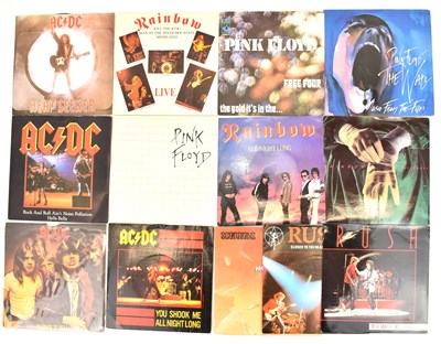 Lot 252 - ROCK; 45rpm singles by Rainbow 'All Night Long'...