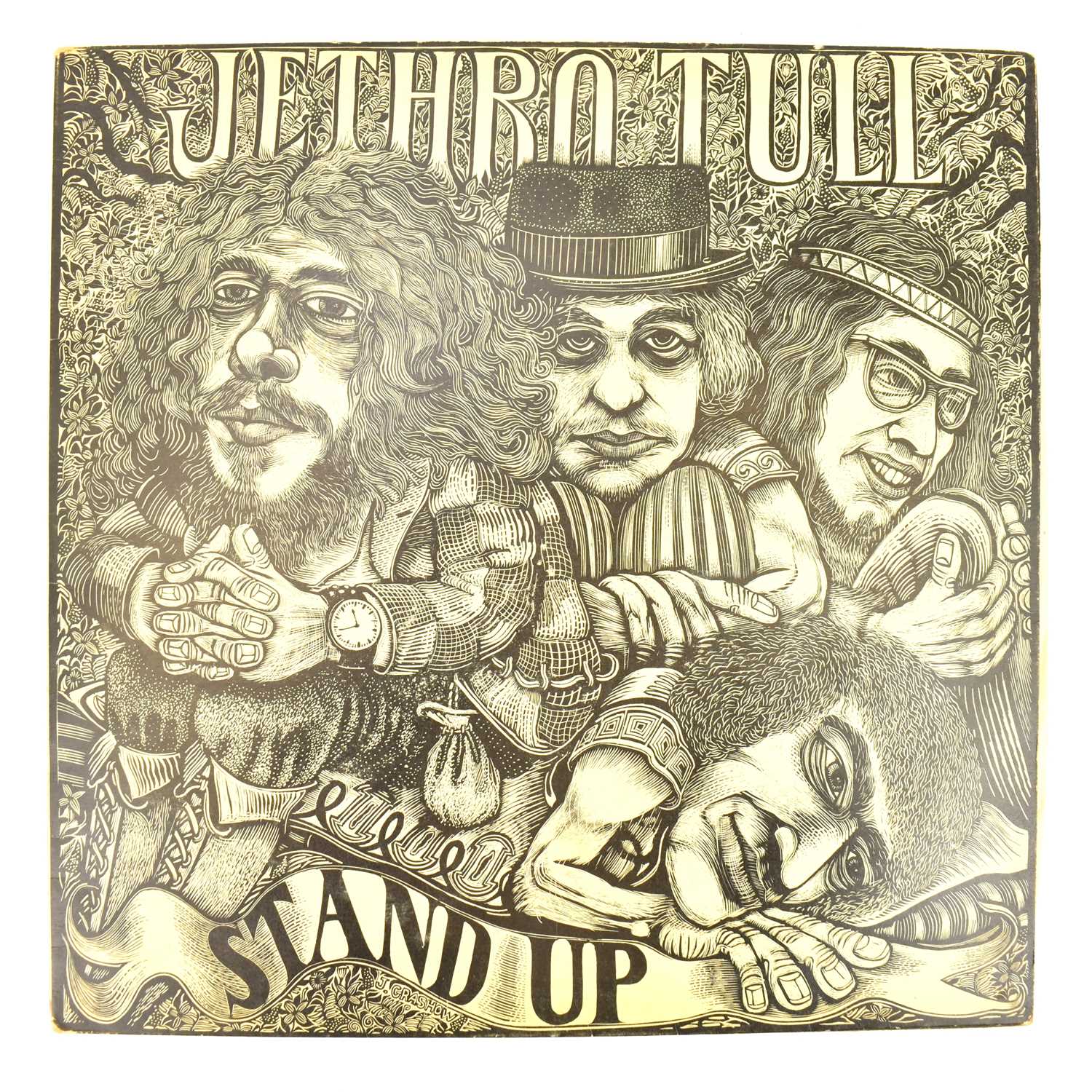Lot 196 - JETHRO TULL; 'Stand Up' on pink Island with