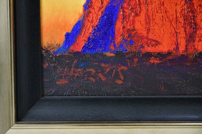 Lot 1589 - ROLF HARRIS 1930-2023); print on canvas 'ULURU...