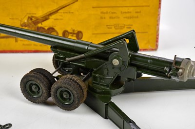 Lot 301 - BRITAINS SOLDIERS; a diecast model 155mm gun,...