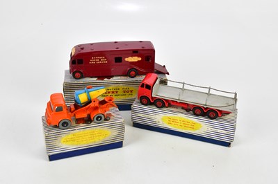 Lot 180 - DINKY; a Foden Flat Truck, Horse Box and a...