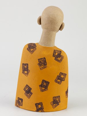 Lot 703 - SARAH McDADE (born 1954); a stoneware figure,...