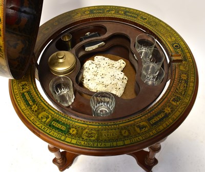 Lot 18 - A reproduction drinks cabinet in the form of a...