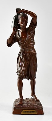 Lot 171 - AFTER LOUIS AUGUSTE HIOLIN; a bronze figure of...