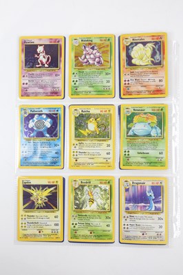 Lot 120 - POKEMON; Base Set, full collection of 102...