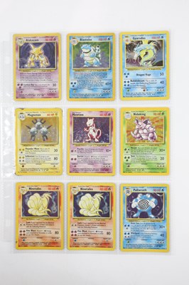Lot 120 - POKEMON; Base Set, full collection of 102...