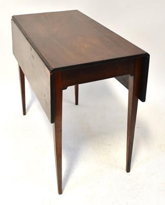 Lot 10 - A 19th century mahogany Pembroke table with...
