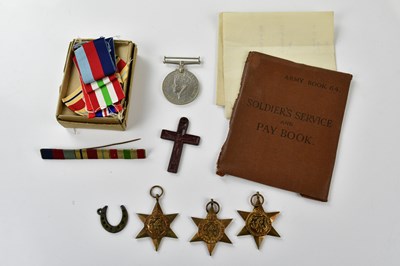 Lot 2598 - A/SGT N.I.L. BARKER PNR CORPS 13078579; four...
