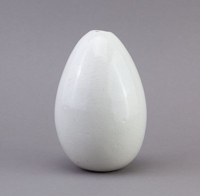Lot 27 - ALAN WALLWORK (1931-2019); a porcelain egg...