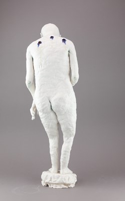 Lot 80 - CLAIRE CURNEEN (born 1968); a tall porcelain...