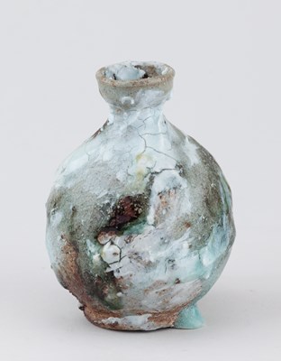 Lot 16 - AKIKO HIRAI (born 1970); a stoneware sake...
