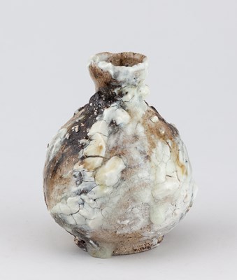 Lot 17 - AKIKO HIRAI (born 1970); a stoneware sake...