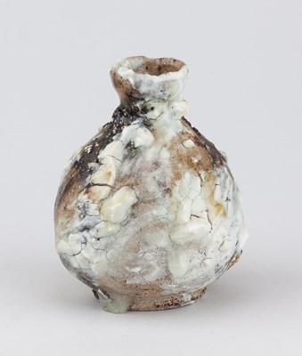 Lot 17 - AKIKO HIRAI (born 1970); a stoneware sake...