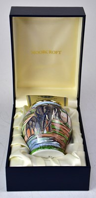 Lot 350 - MOORCROFT; a limited edition 'Elephant'...