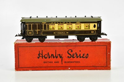 Lot 348 - HORNBY; a No.2 O gauge special Pullman coach...