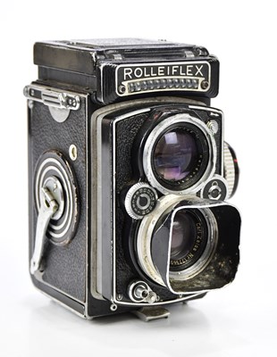 Lot 382 - ROLLEIFLEX; a Rolleiflex 3.5E TLR camera,...