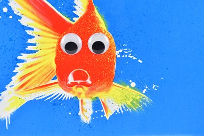 Lot 1660 - JBOY; colour screen print with hand applied...