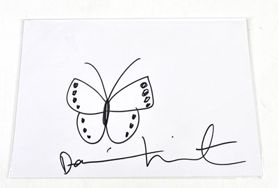 Lot 157 - DAMIEN HIRST (born 1965); black ink drawing on...