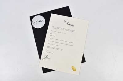 Lot 61 - BANKSY (born 1974); 'Steve Lazarides', girl...