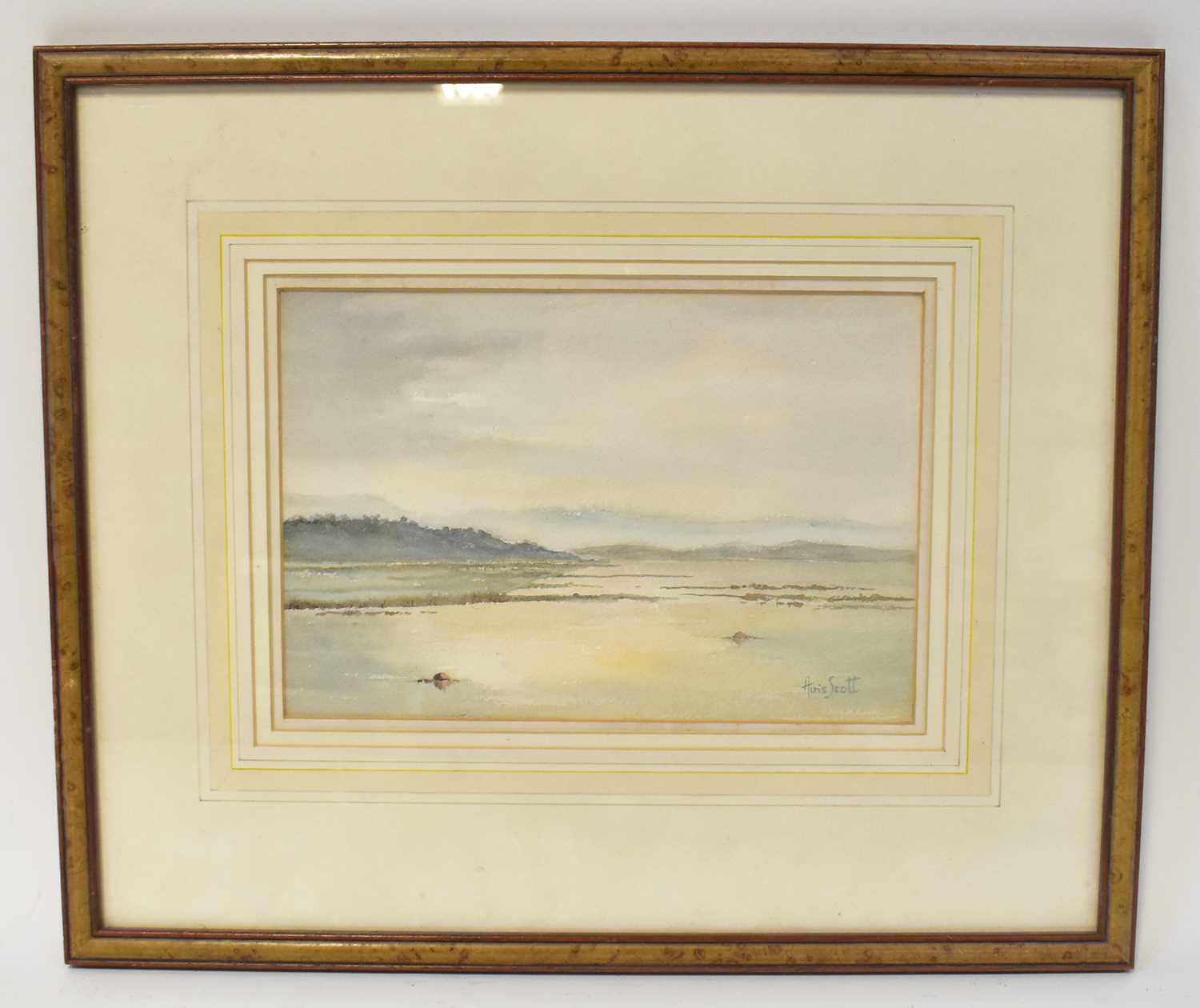 Lot 481 - AVIS SCOTT (20th century); watercolour, 'The...