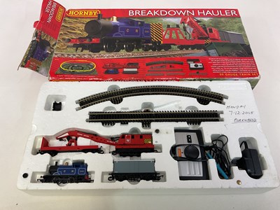 Lot 409 - HORNBY; a Hornby Breakdown Hauler train set,...