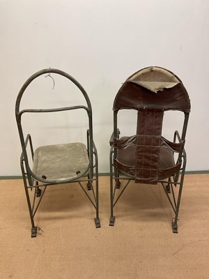 Lot 7 - Two pre war 1930s aircraft seats, believed to...