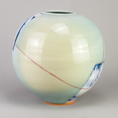 Lot 7 - ADAM FREW (born 1981); a globular porcelain...