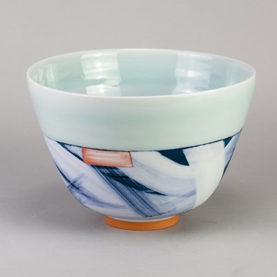 Lot 6 - ADAM FREW (born 1981); a deep porcelain bowl...