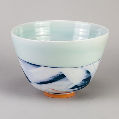 Lot 6 - ADAM FREW (born 1981); a deep porcelain bowl...