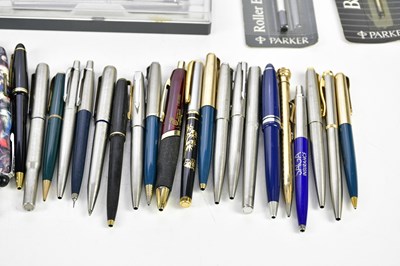 Lot 1326 - A collection of Parker pens and boxes,...