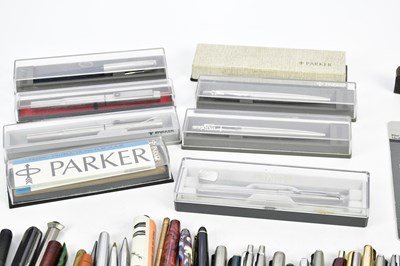 Lot 1326 - A collection of Parker pens and boxes,...