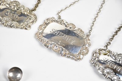 Lot 2321 - HUKIN & HEATH; a trio of Victorian hallmarked...
