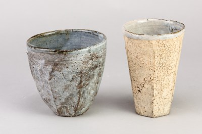 Lot 14 - AKIKO HIRAI (born 1970); a faceted stoneware...