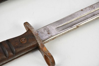 Lot 2558 - A Remington P14 bayonet, dated May 1917, with...