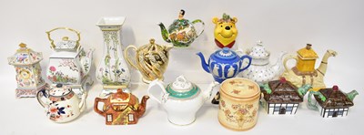 Lot 333 - A quantity of predominantly novelty teapots,...