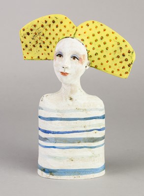 Lot 689 - SALLY MACDONELL (born 1971); an earthenware...