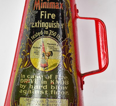 Lot 100 - A vintage Minimax fire extinguisher and a...