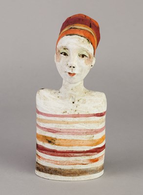 Lot 688 - SALLY MACDONELL (born 1971); an earthenware...